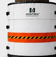 MONTREE Baumschutz Groesse L, 200 x 200 cm, fuer Stammdurchmesser bis 65 cm